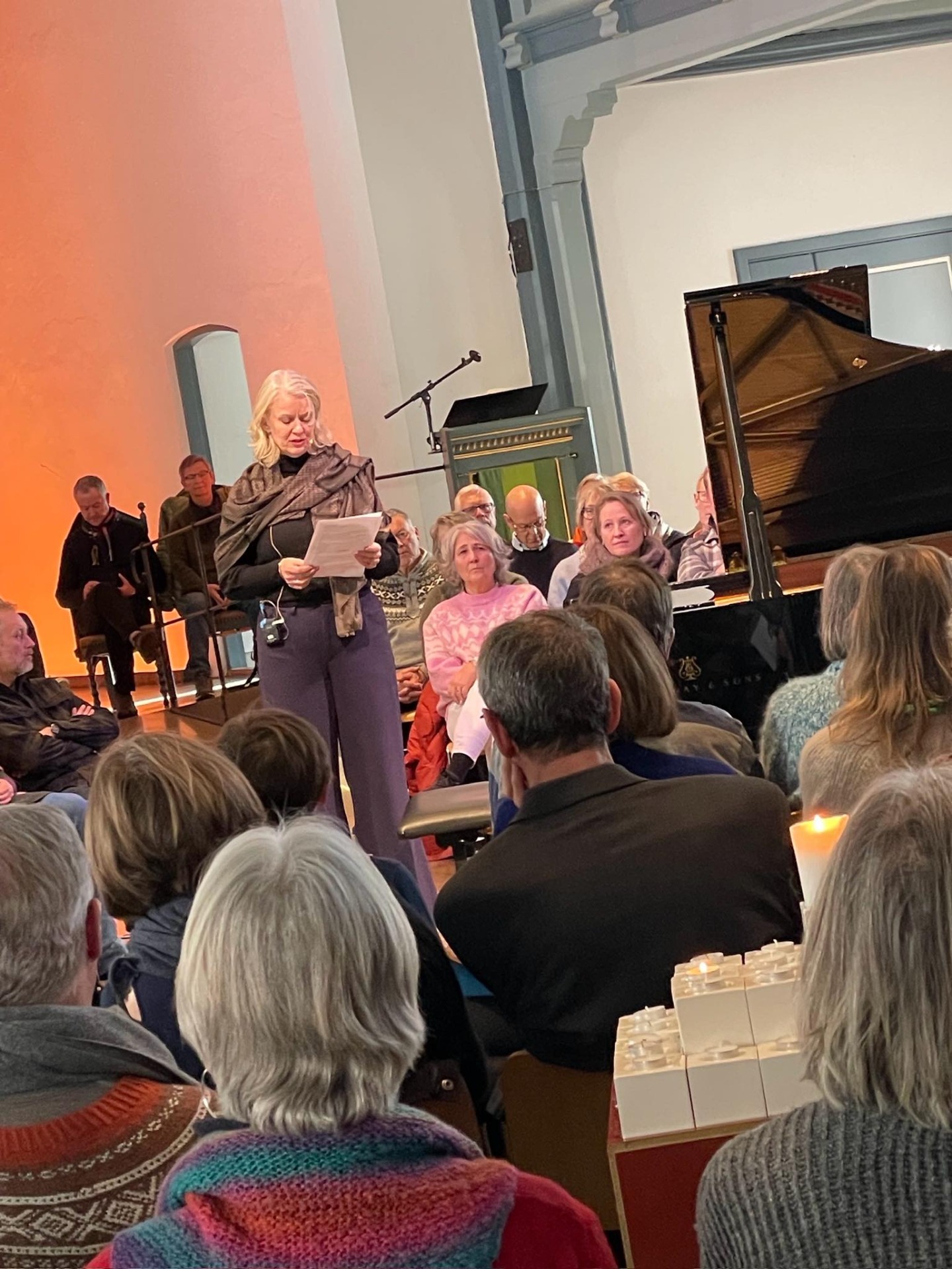 Fredsappell med Elisabeth Thoresen – Moss Kirke - Foto: Lennart Pettersen